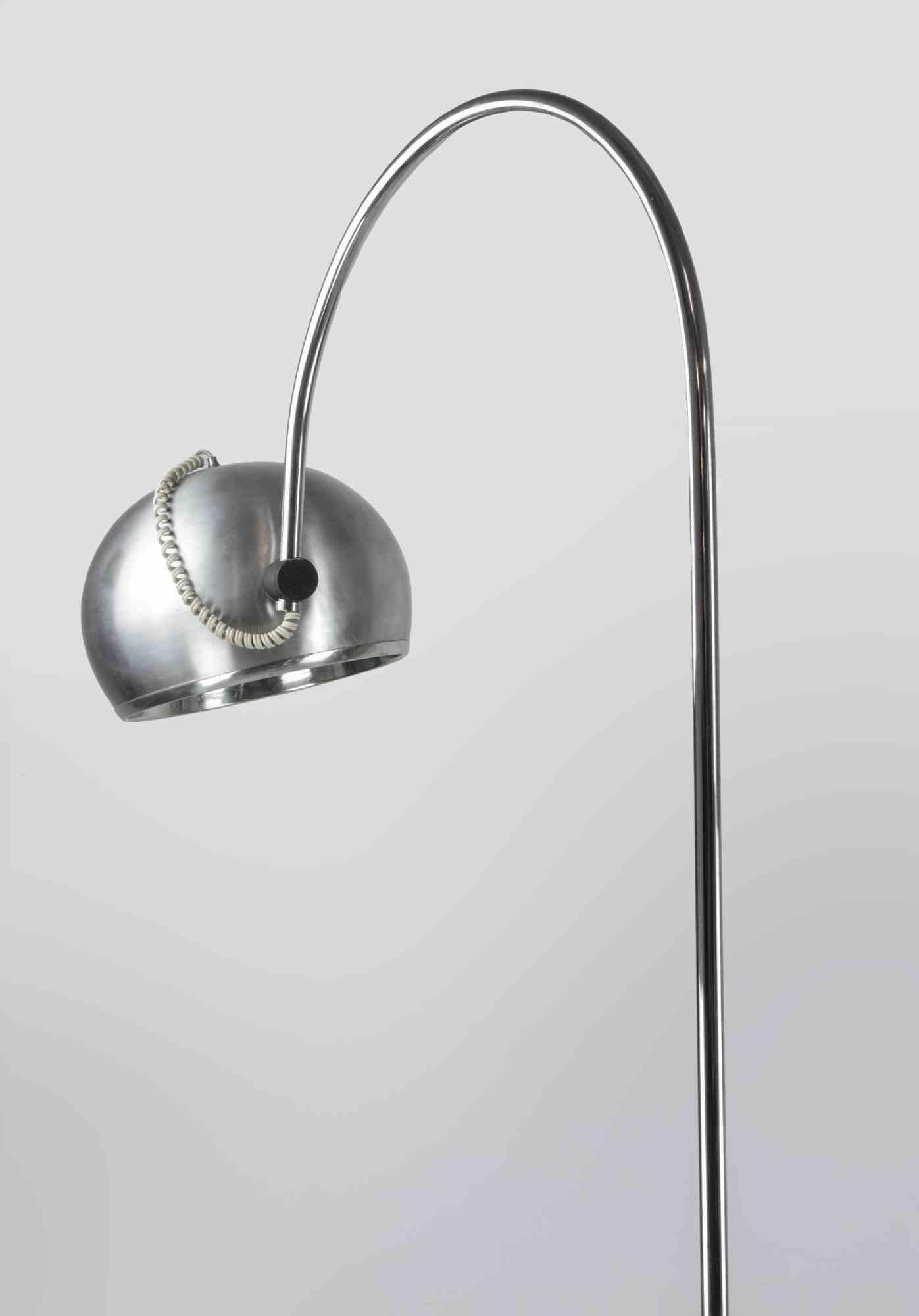Vintage Arc Floor Lamp by Goffredo Reggiani, Italy, 1960s In Good Condition For Sale In Roma, IT
