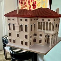 *Vintage Architect's Model House - Italian Villa Scale Model with Stand