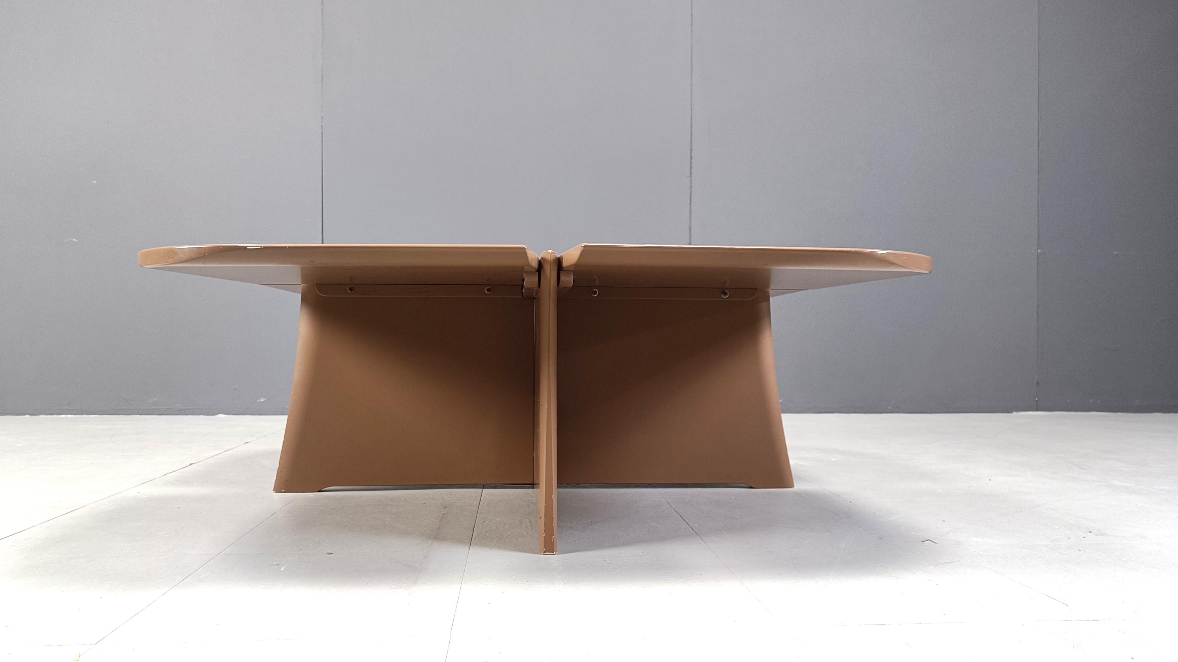 Late 20th Century Vintage architectural design coffee table, 1980s