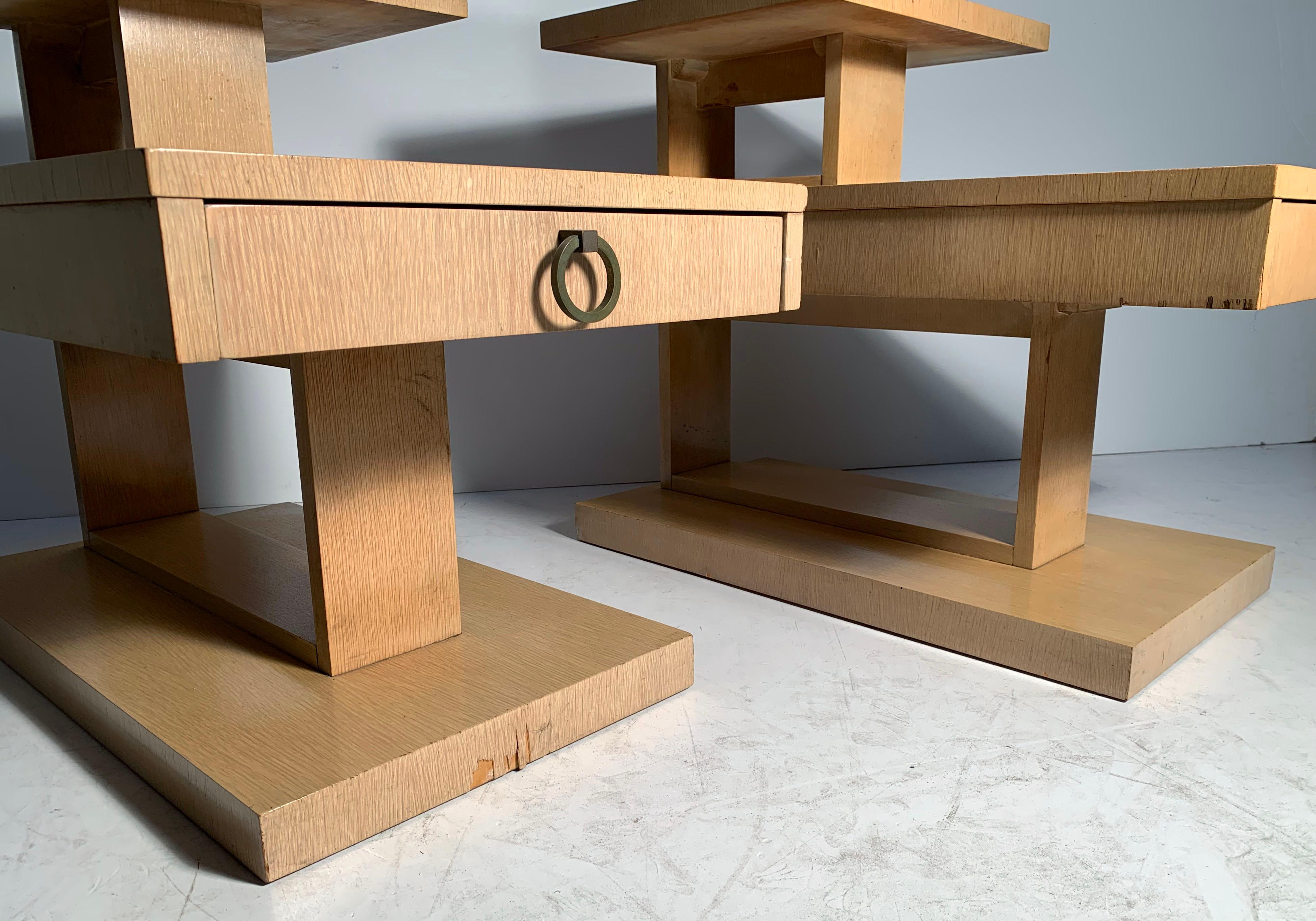 Vintage Architectural End Tables by Lane For Sale 2
