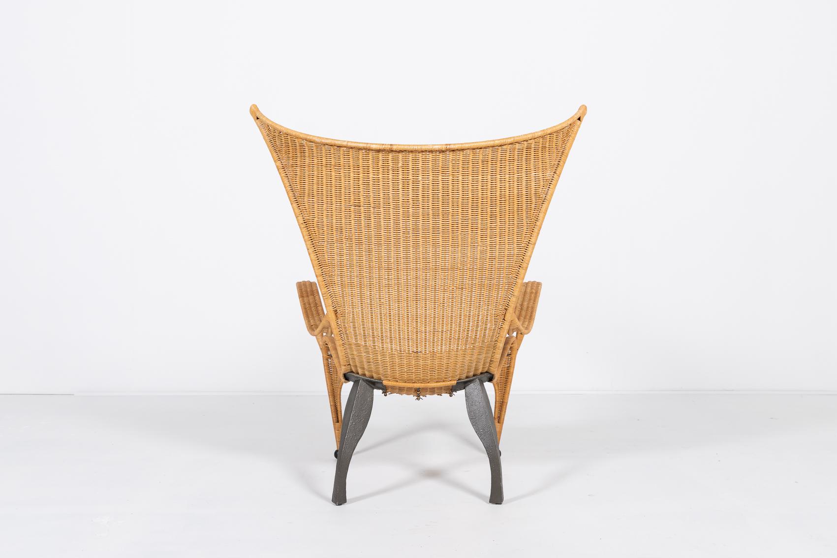 Vintage Architectural Italian design armchair For Sale 6