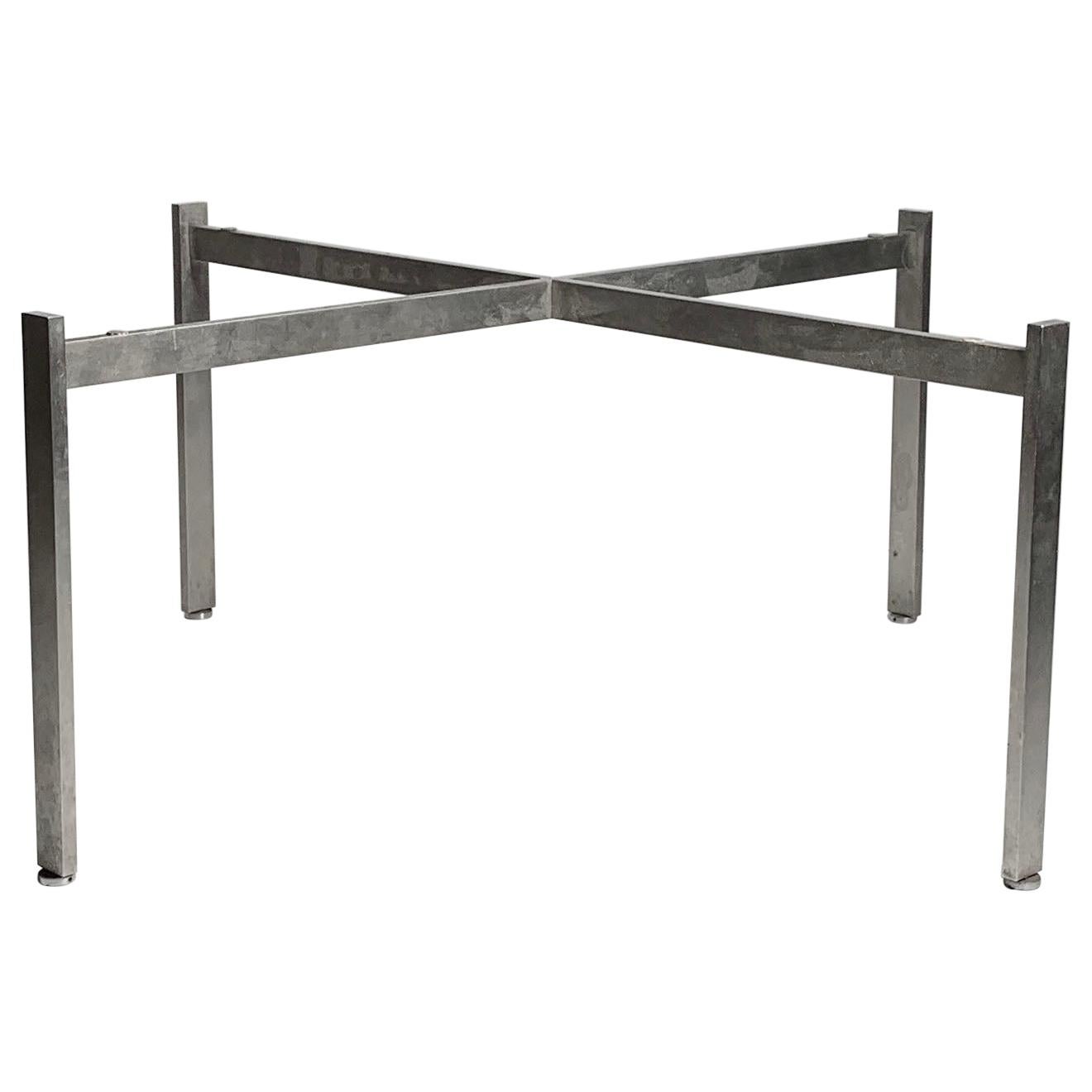 Vintage Architectural Steel Table Base For Sale