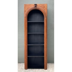 Vintage Architectural Wood Bookcase