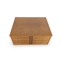Vintage Architektenschrank Planungsschrank Zeichnungsschrank
