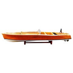 Vintage Arcoa Model Boat, France, 1950s