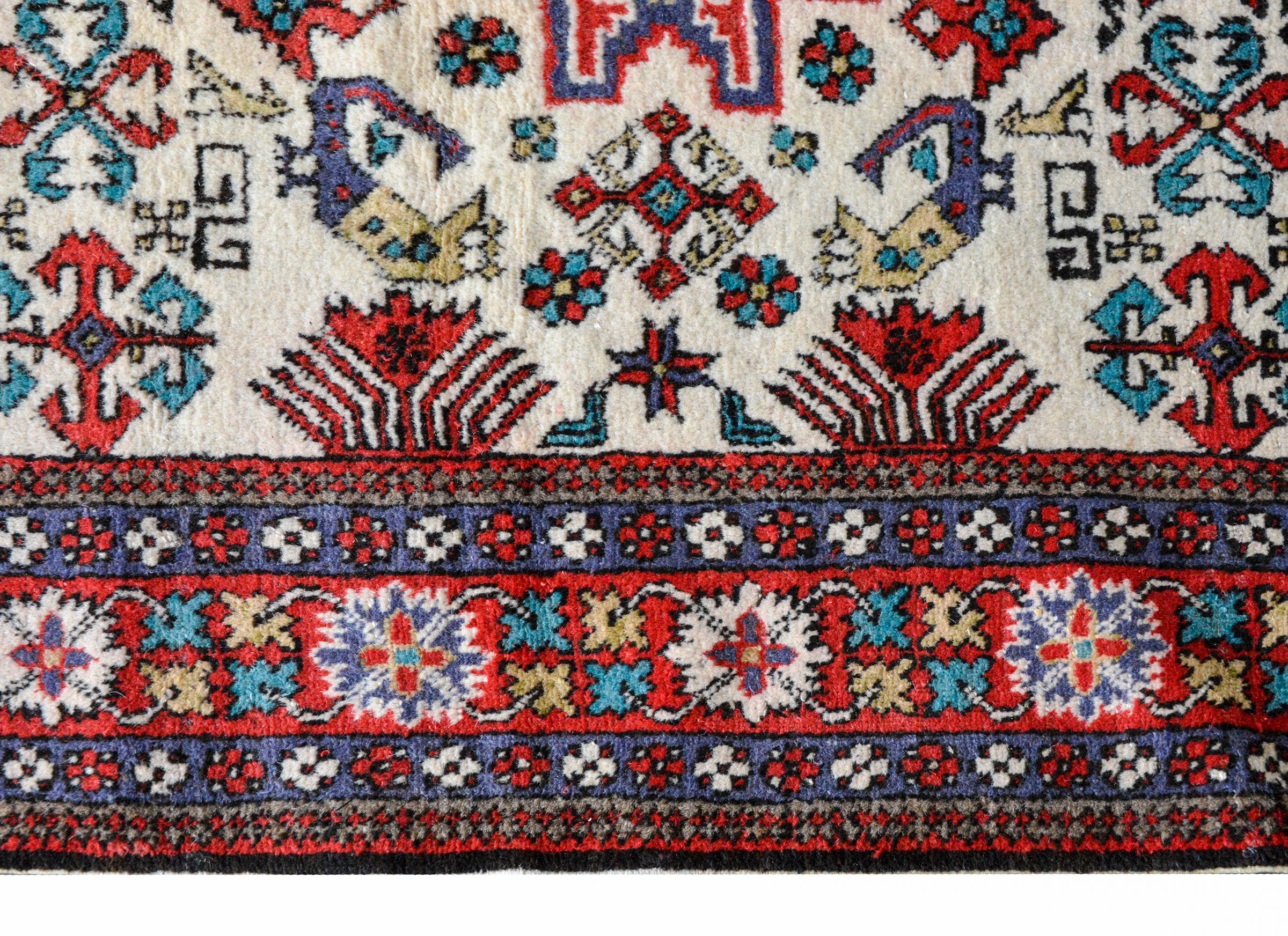 Mid-20th Century Vintage Ardabil Rug For Sale