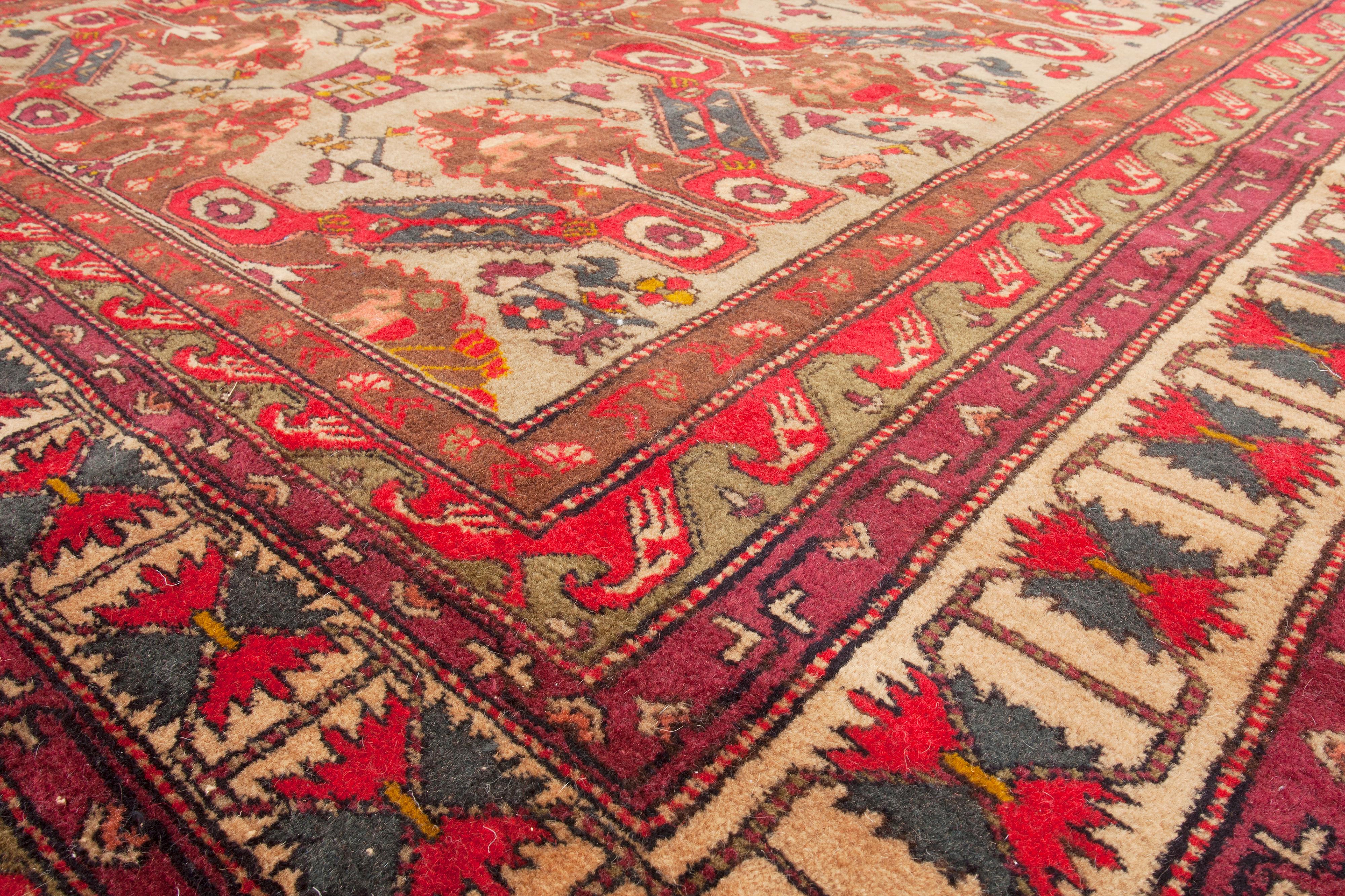Vintage Ardebil-Teppich 298x210cm, Vintage (Persisch) im Angebot
