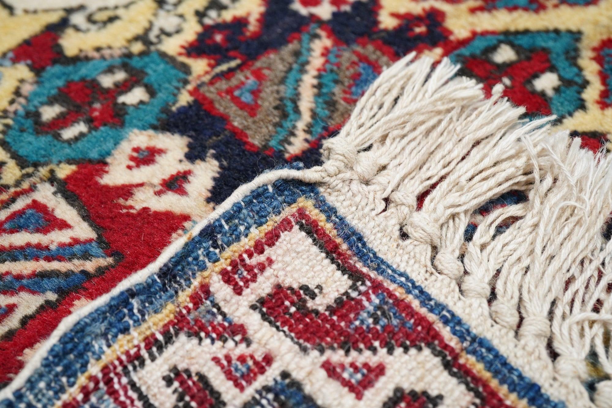 Vintage Ardebil Rug 7'3'' x 11'0'' For Sale 4