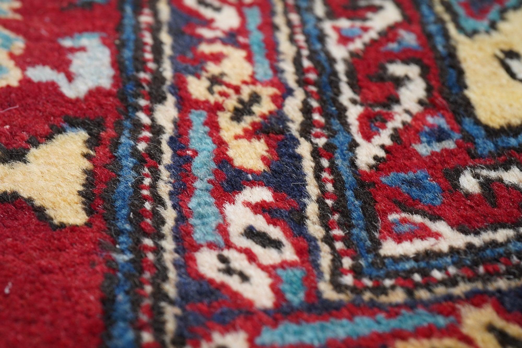 Wool Vintage Ardebil Rug 7'3'' x 11'0'' For Sale
