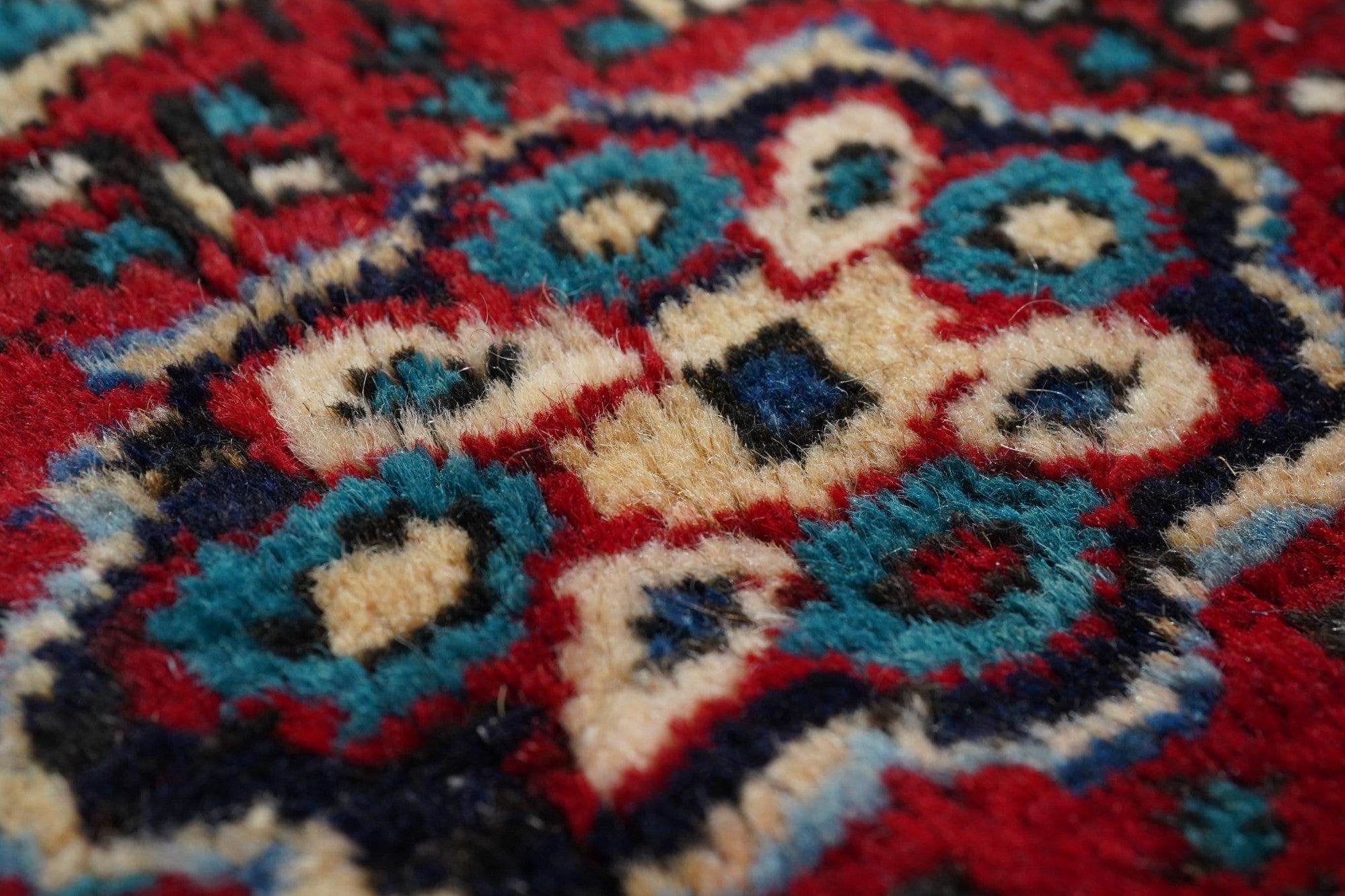 Vintage Ardebil Rug 7'3'' x 11'0'' For Sale 2