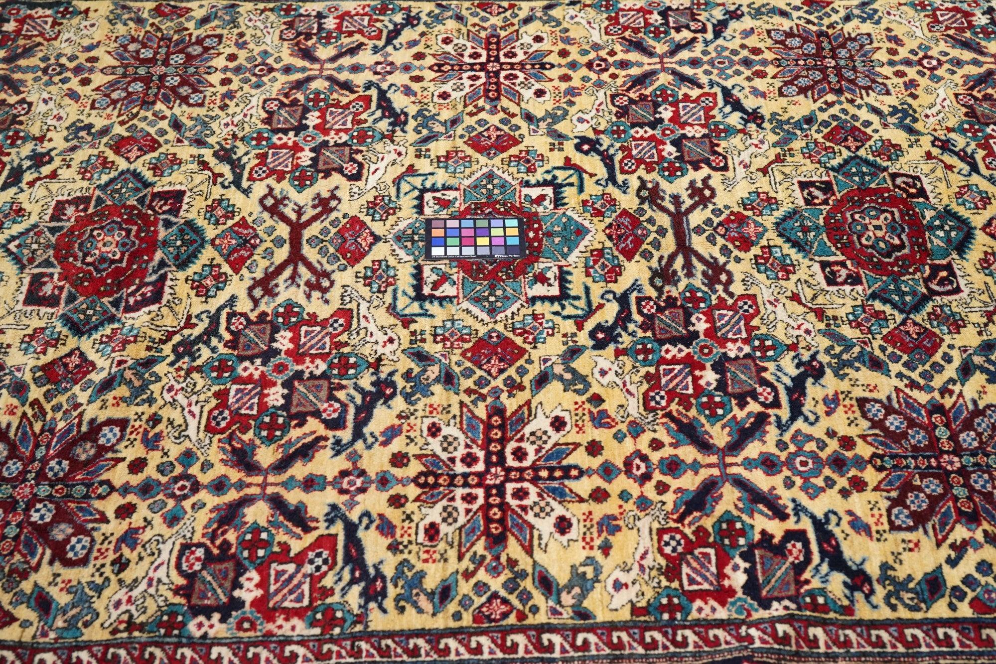 Vintage Ardebil Rug 7'3'' x 11'0'' For Sale 3