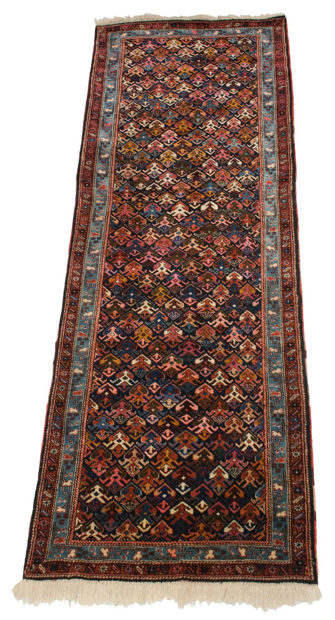 Persian Vintage Ardebil Rug Runner For Sale