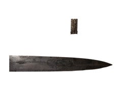 Vintage Argentine Knife – 20 cm Blade, Silver-Colored Metal