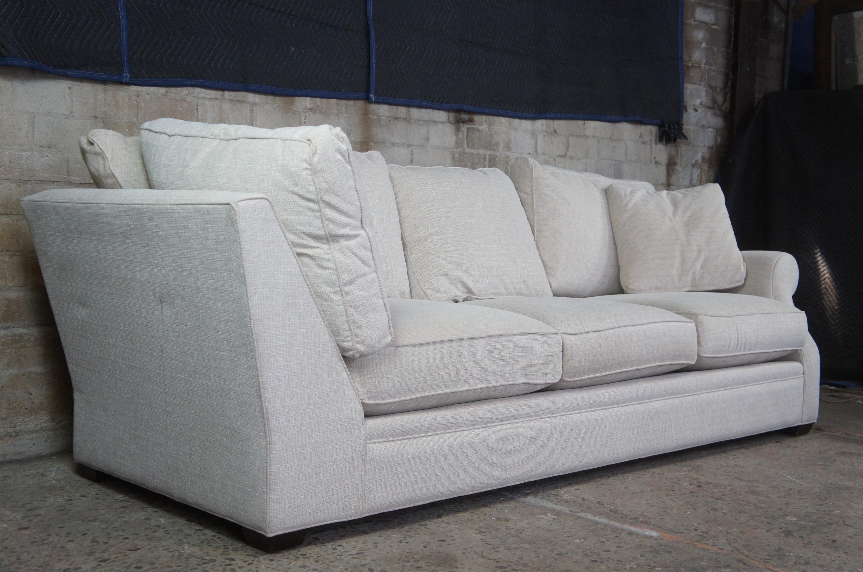Vintage Arhaus Landsbury Camden 2 Pc Sectional 5 Seat Corner Sofa Couch 3