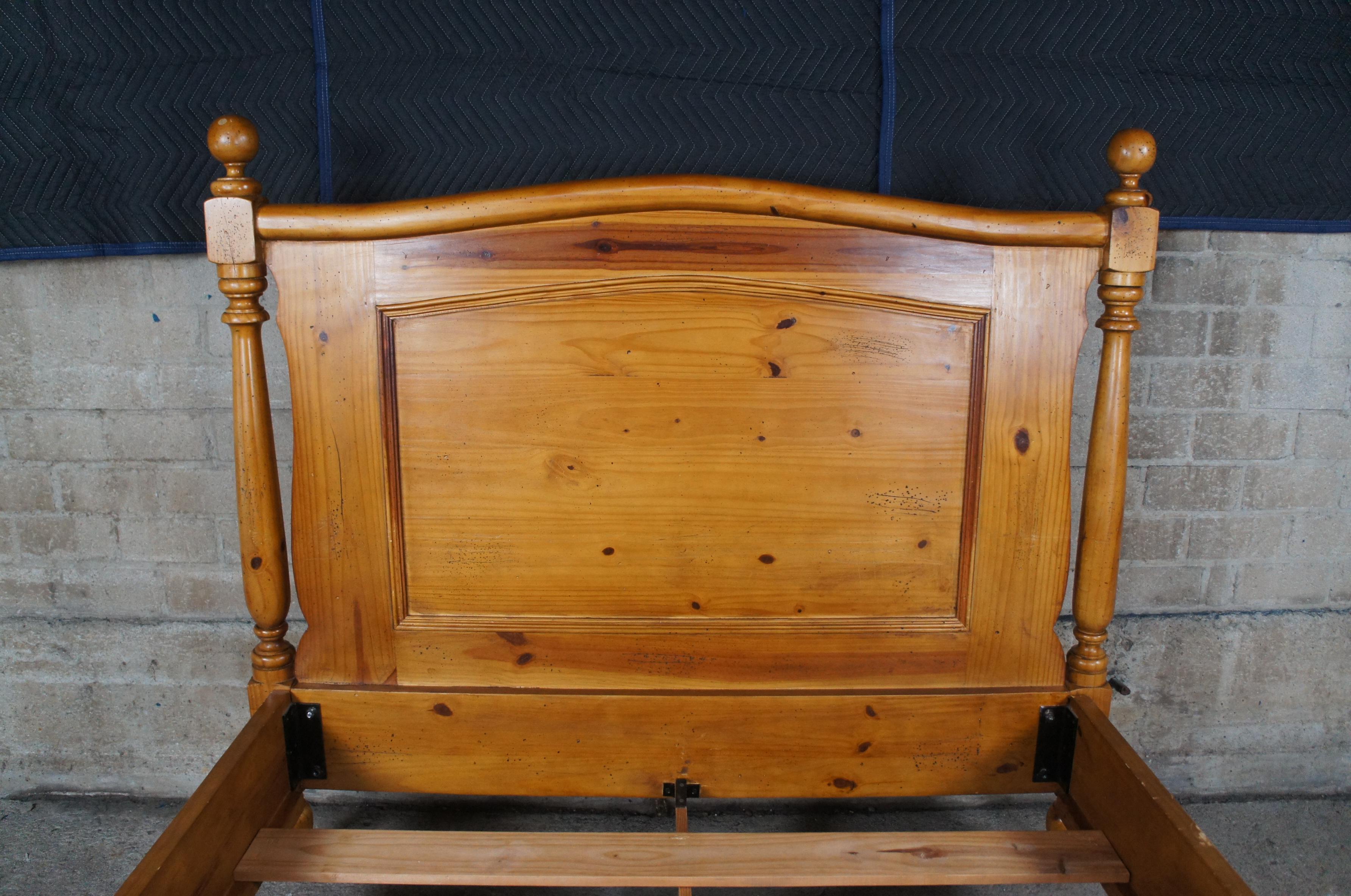 Vintage Arhaus Rustic Farmhouse Country Knotty Pine Full Size