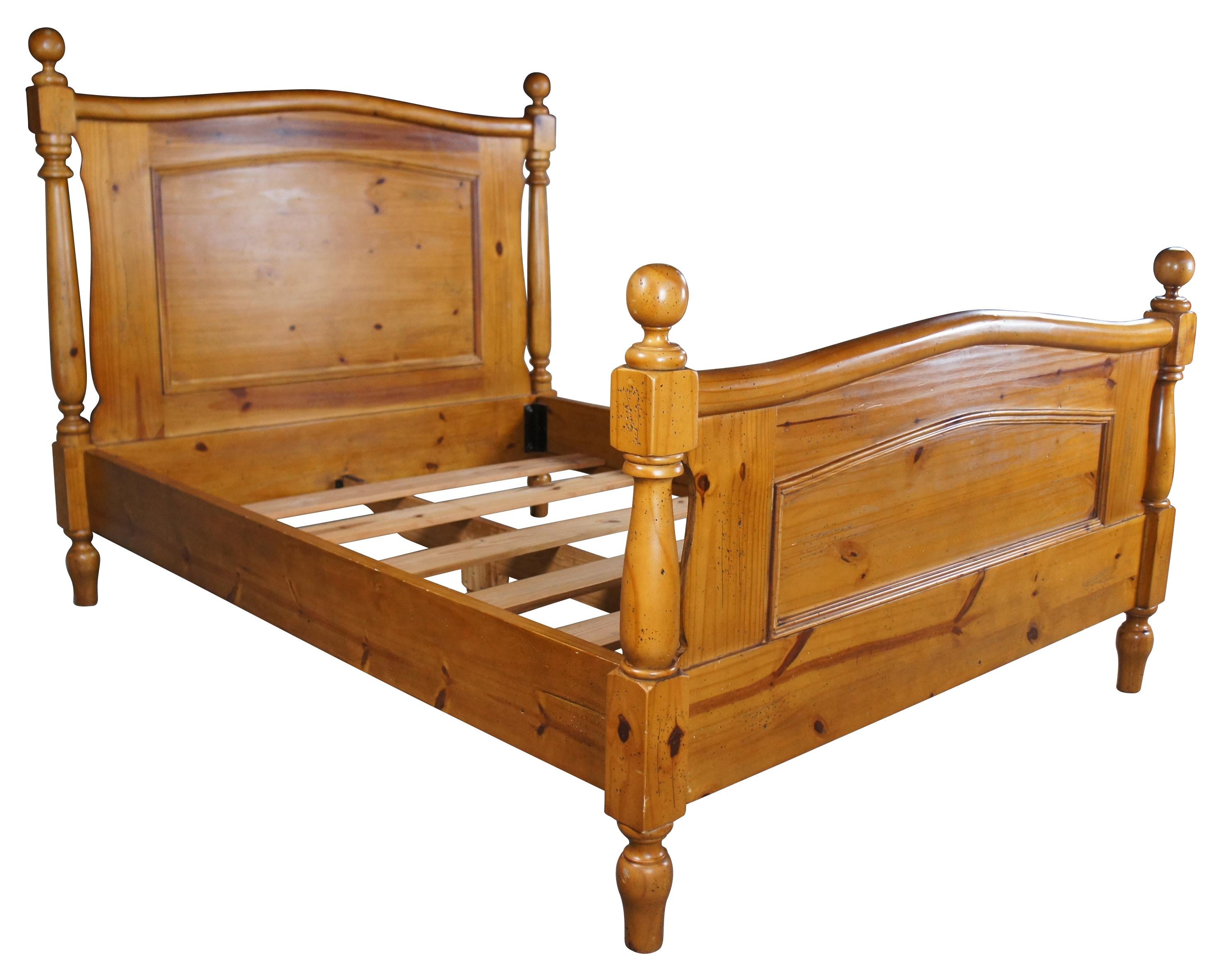 Vintage Arhaus Rustic Farmhouse Country Knotty Pine Full Size