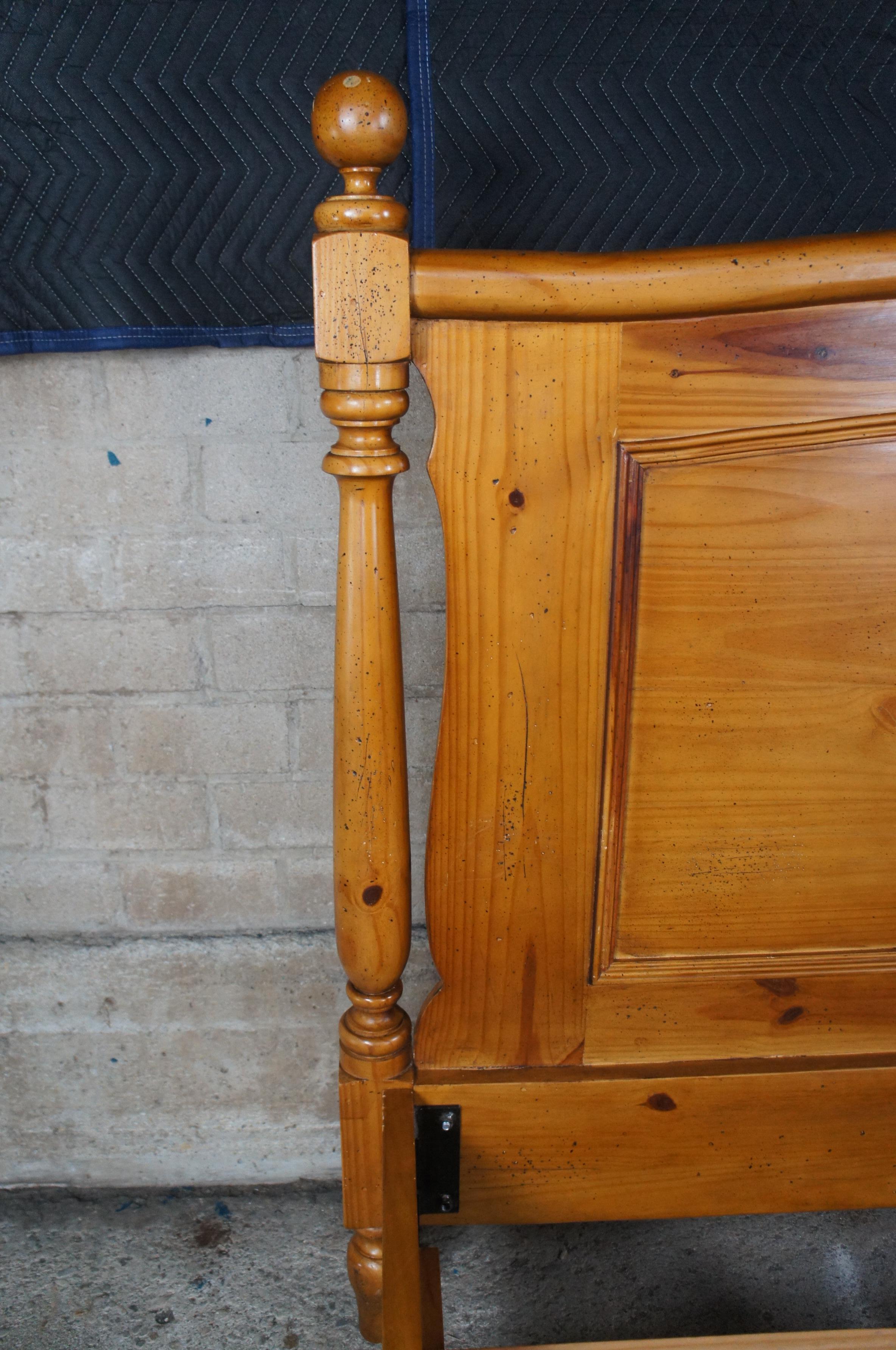 Vintage Arhaus Rustic Farmhouse Country Knotty Pine Full Size