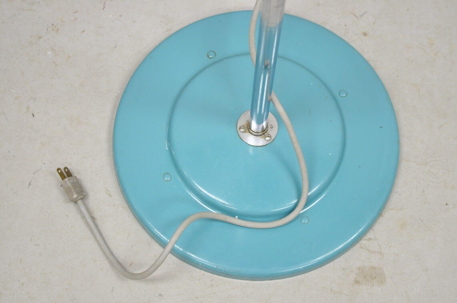 Mid-Century Modern Vintage Aristo Aristette Queen Professional Turquoise Blue Standing Hair Dryer