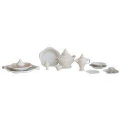 Vintage Arje Griegst Porcelain Service "Konkylie" in Pink (57pc), Denmark, 1974