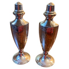 Vintage Armada Silver Plated Salt & Pepper Shakers