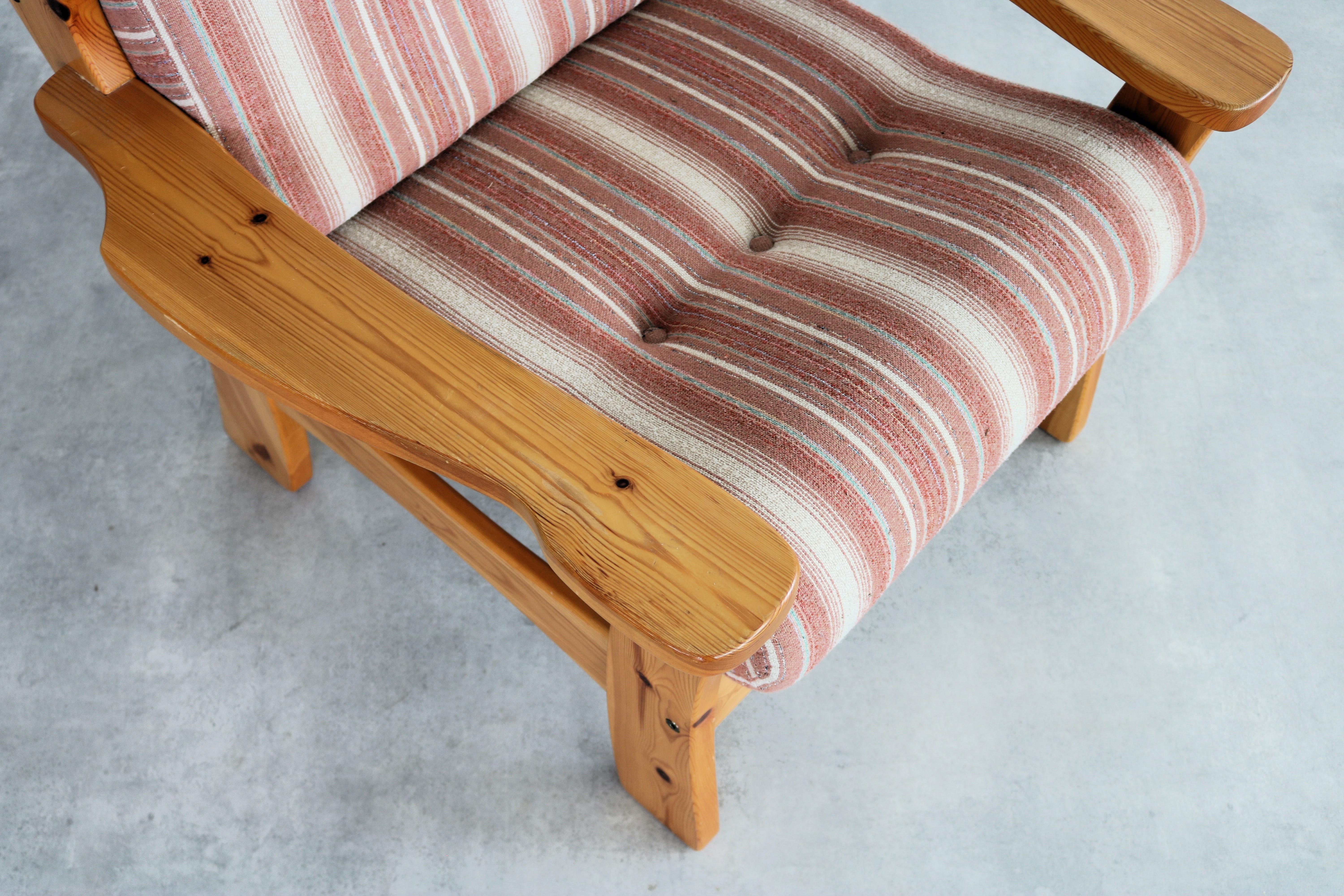sillón vintage  60s  pino  Sueco en venta 2