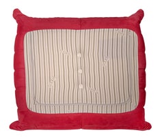 Vintage Armchair and Ottoman "Togo", by Michel Ducaroy, 1990s