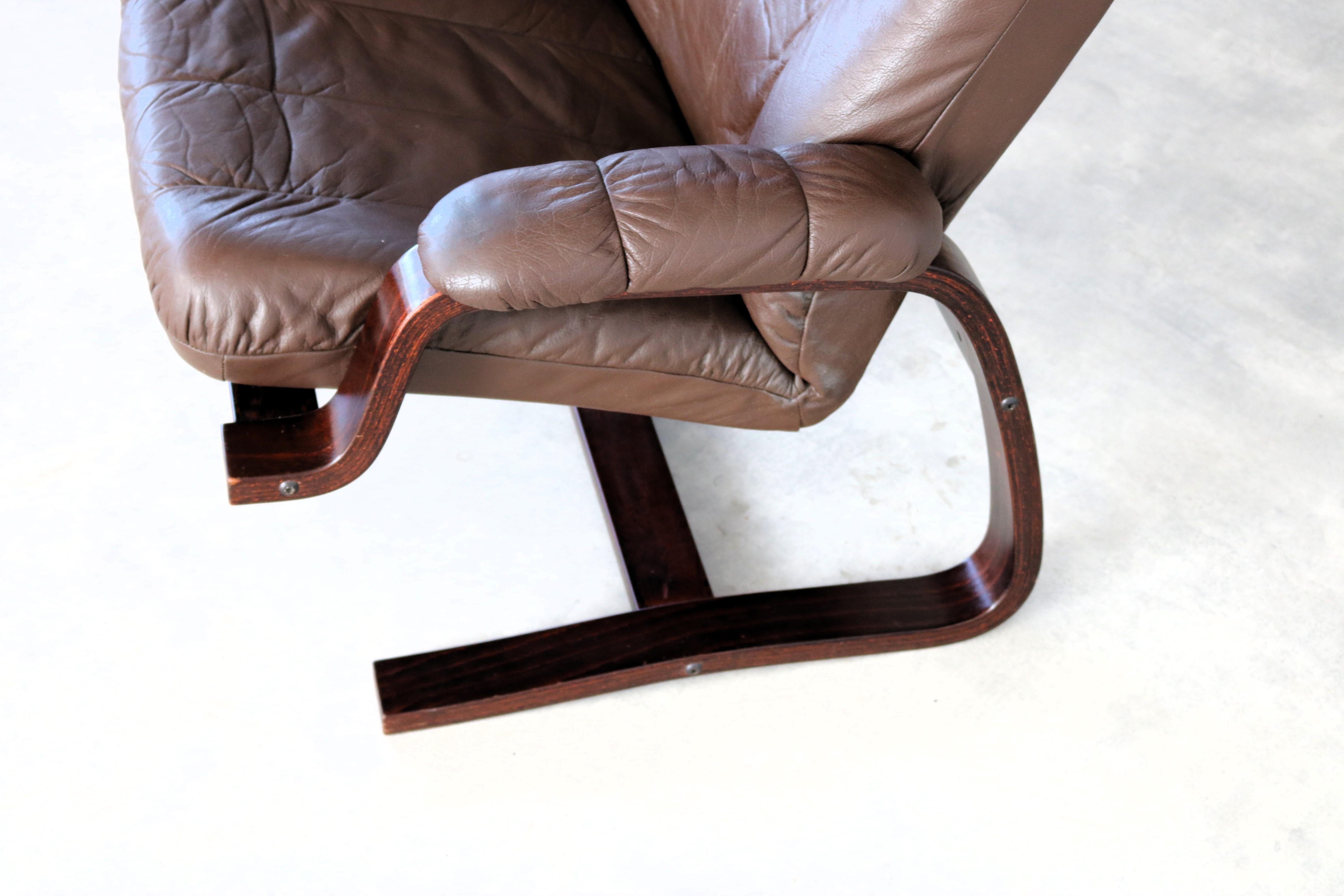 vintage armchair  armchair  adjustable  60s  Danish For Sale 2