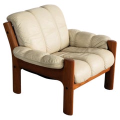 vintage armchair  armchair  teak  60's