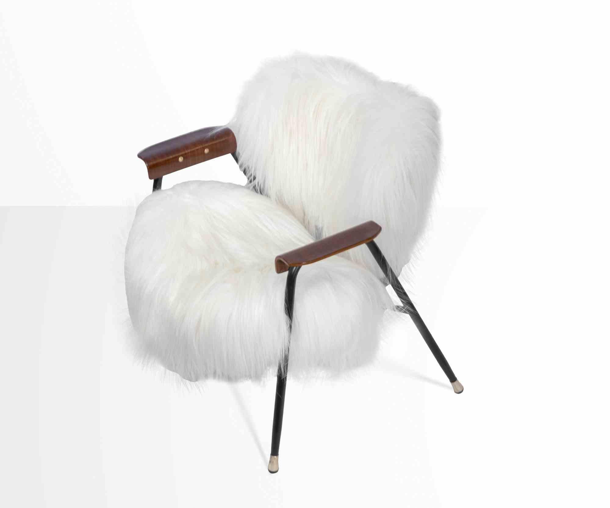 Sillón vintage de  Gastone Rinaldi, años 50 mediados del siglo XX en venta
