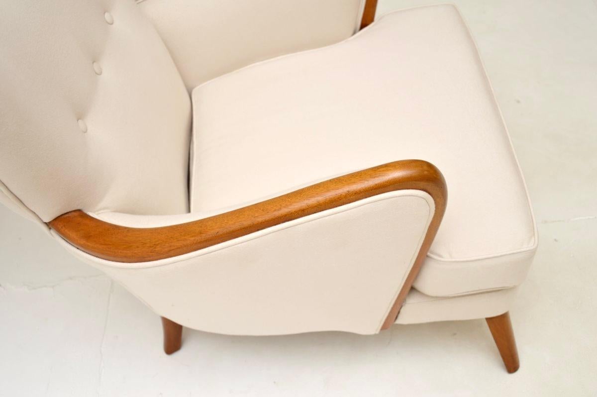 Fabric Vintage Armchair by Howard Keith