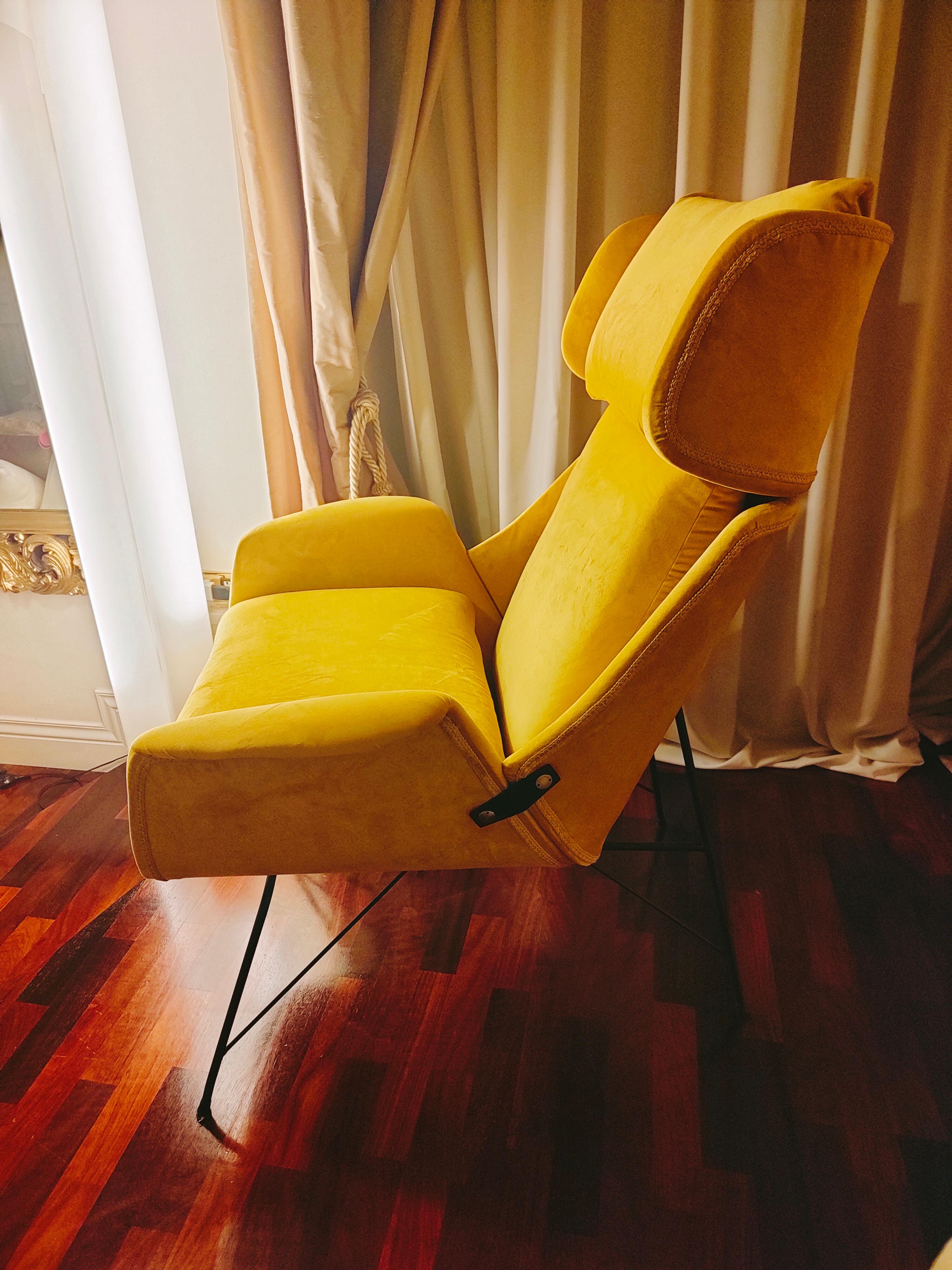 Vintage-Sessel, Design Augusto Bozzi für Saporiti, 1950er Jahre im Angebot 4