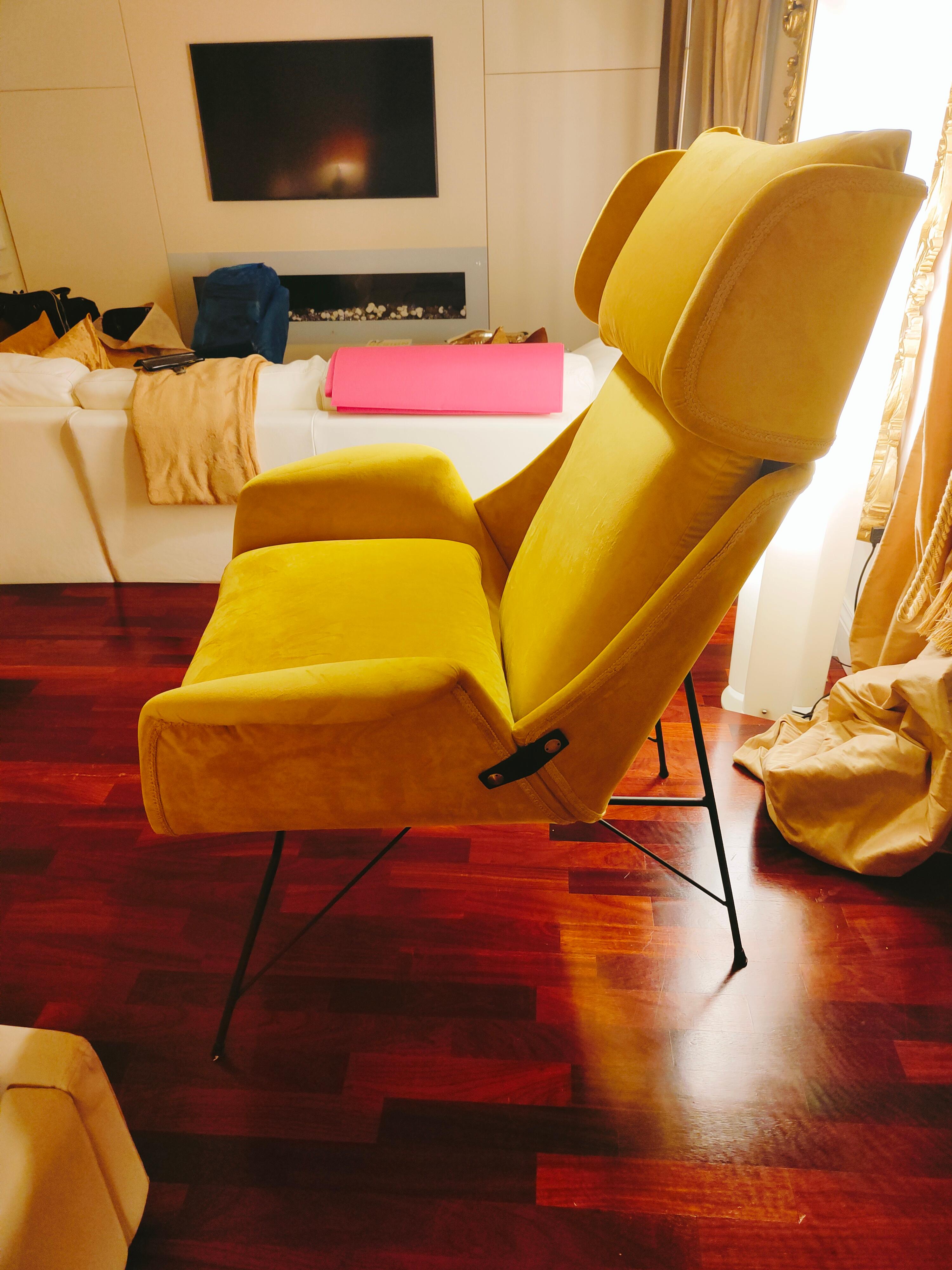 Vintage-Sessel, Design Augusto Bozzi für Saporiti, 1950er Jahre im Angebot 14