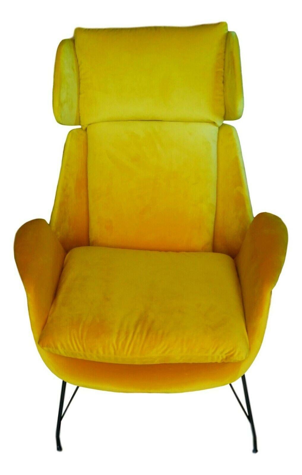 Vintage Armchair Design Augusto Bozzi for Saporiti, 1950s In Good Condition For Sale In taranto, IT