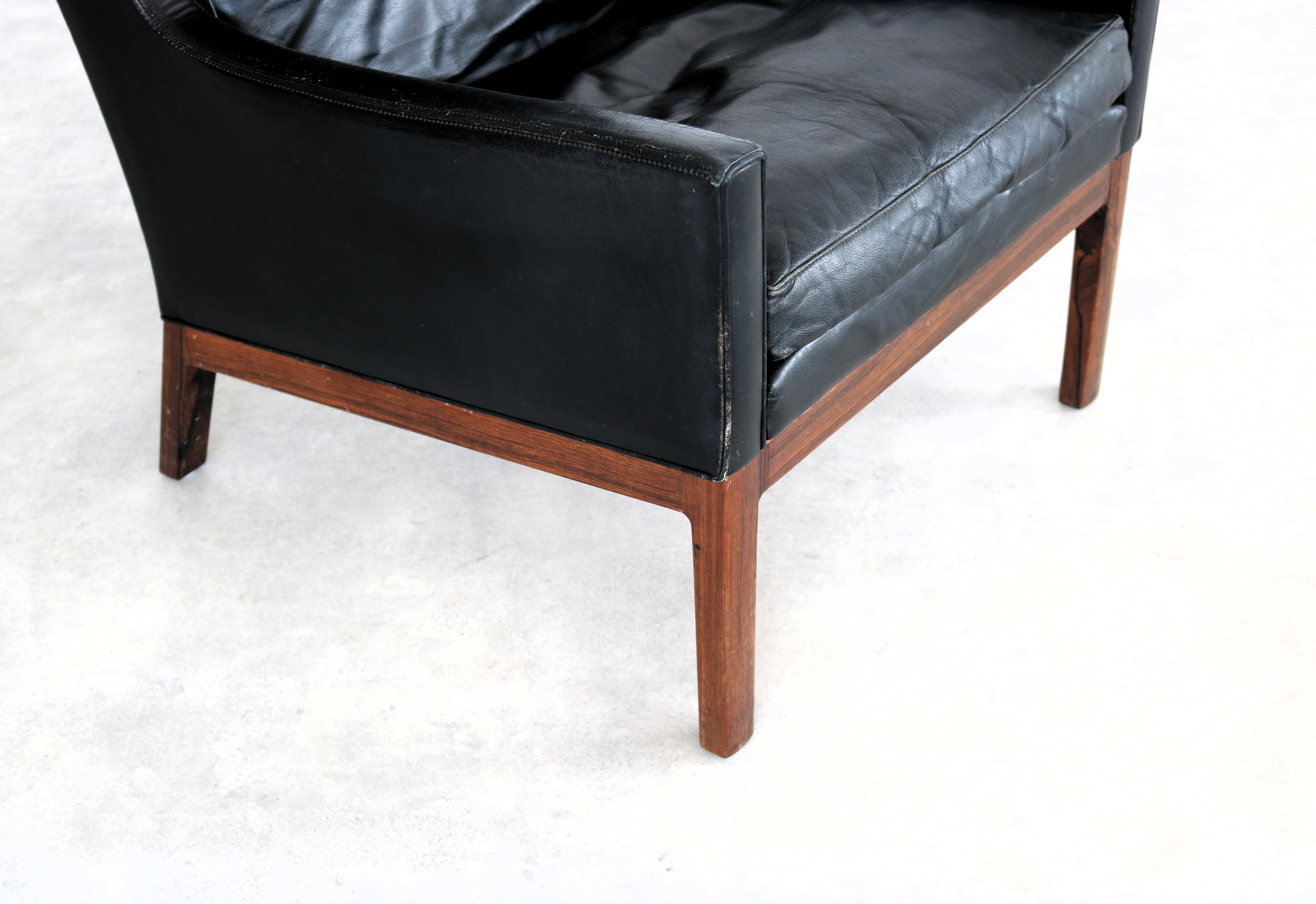 Metà XX secolo poltrona vintage  poltrona  1960s  Kai Lyngfeldt in vendita