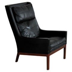 vintage armchair  easy chair  1960s  Kai Lyngfeldt