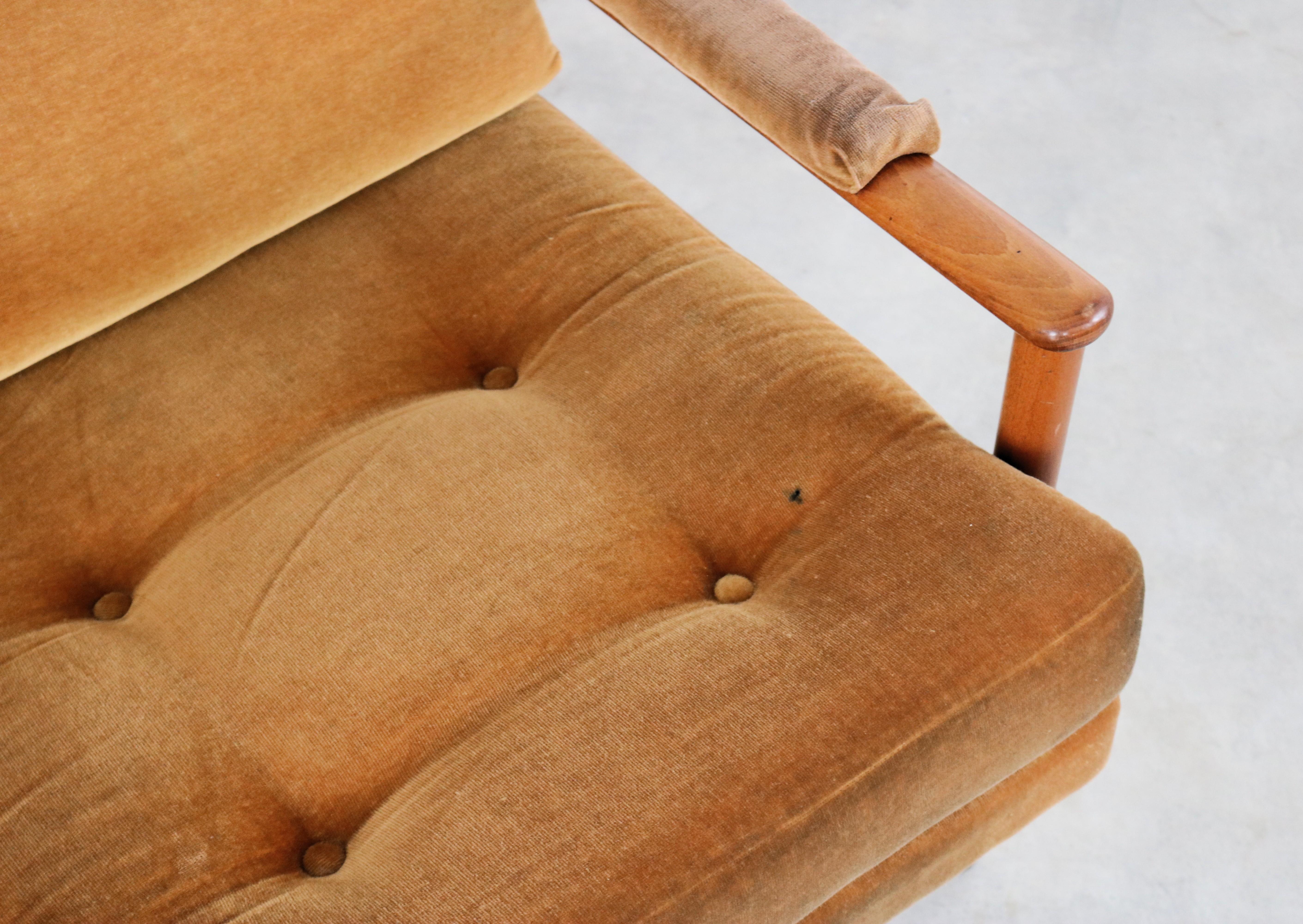 Vintage-Sessel  Sessel  1960s  Schwedisch (Stoff) im Angebot