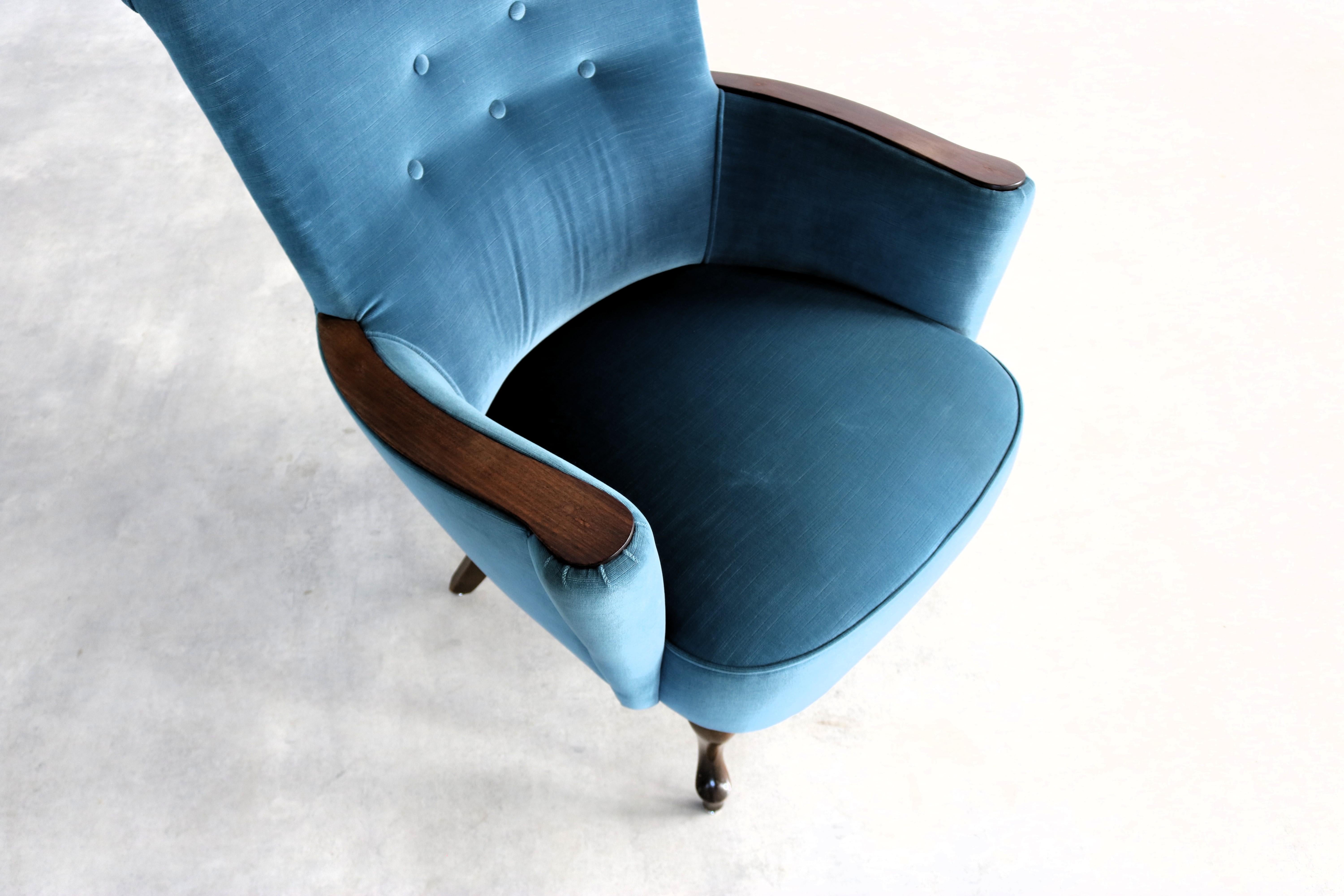 Mid-20th Century vintage armchair  easy chair  60's