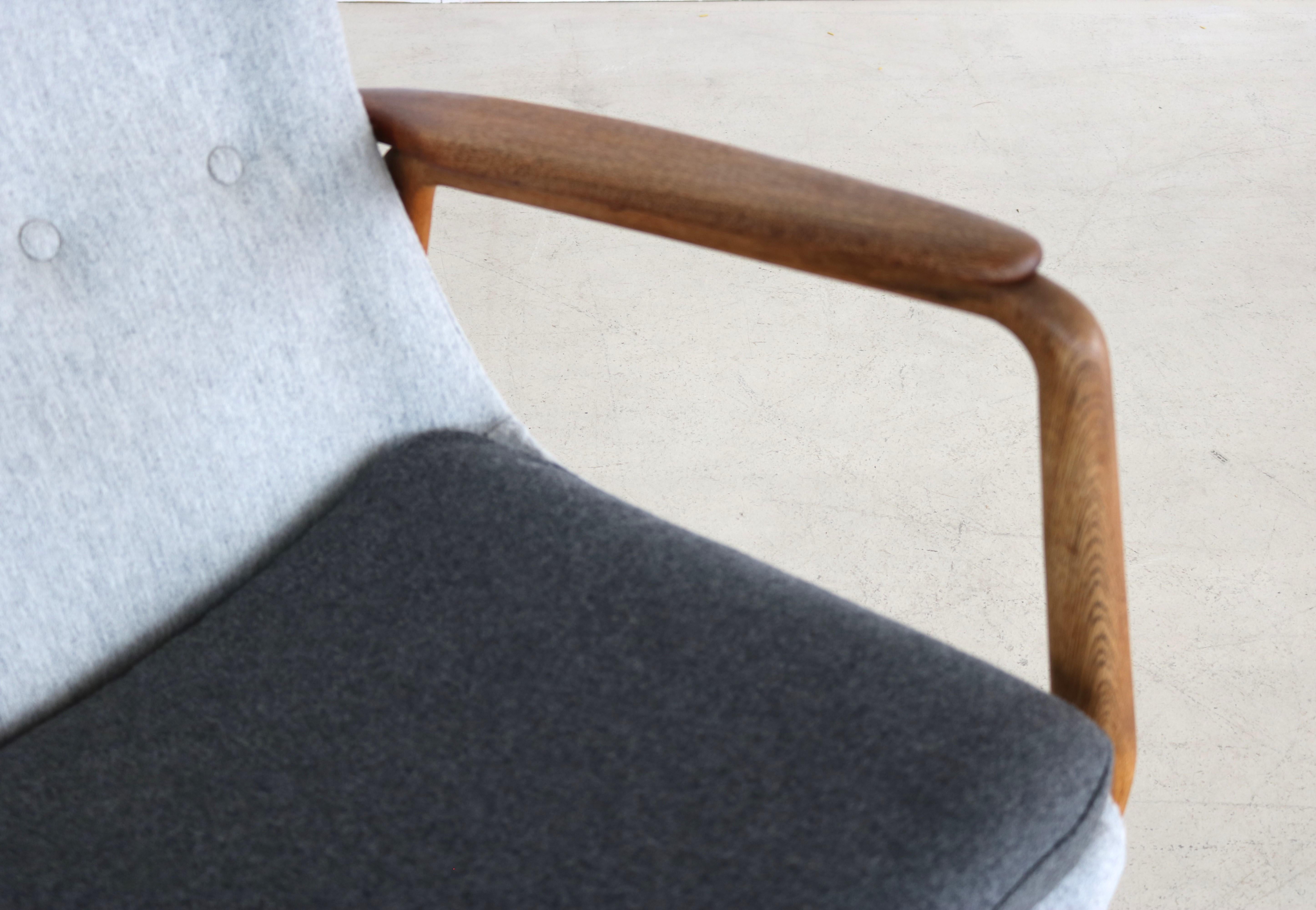 Fabric  vintage armchair  easy chair  Bovenkamp  60's