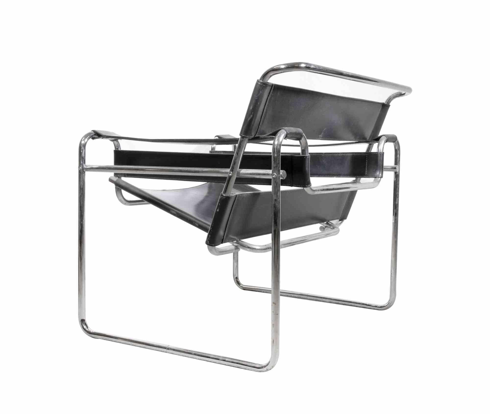 Late 20th Century Vintage Armchair in the Style of Marcel Breuer, 1970s