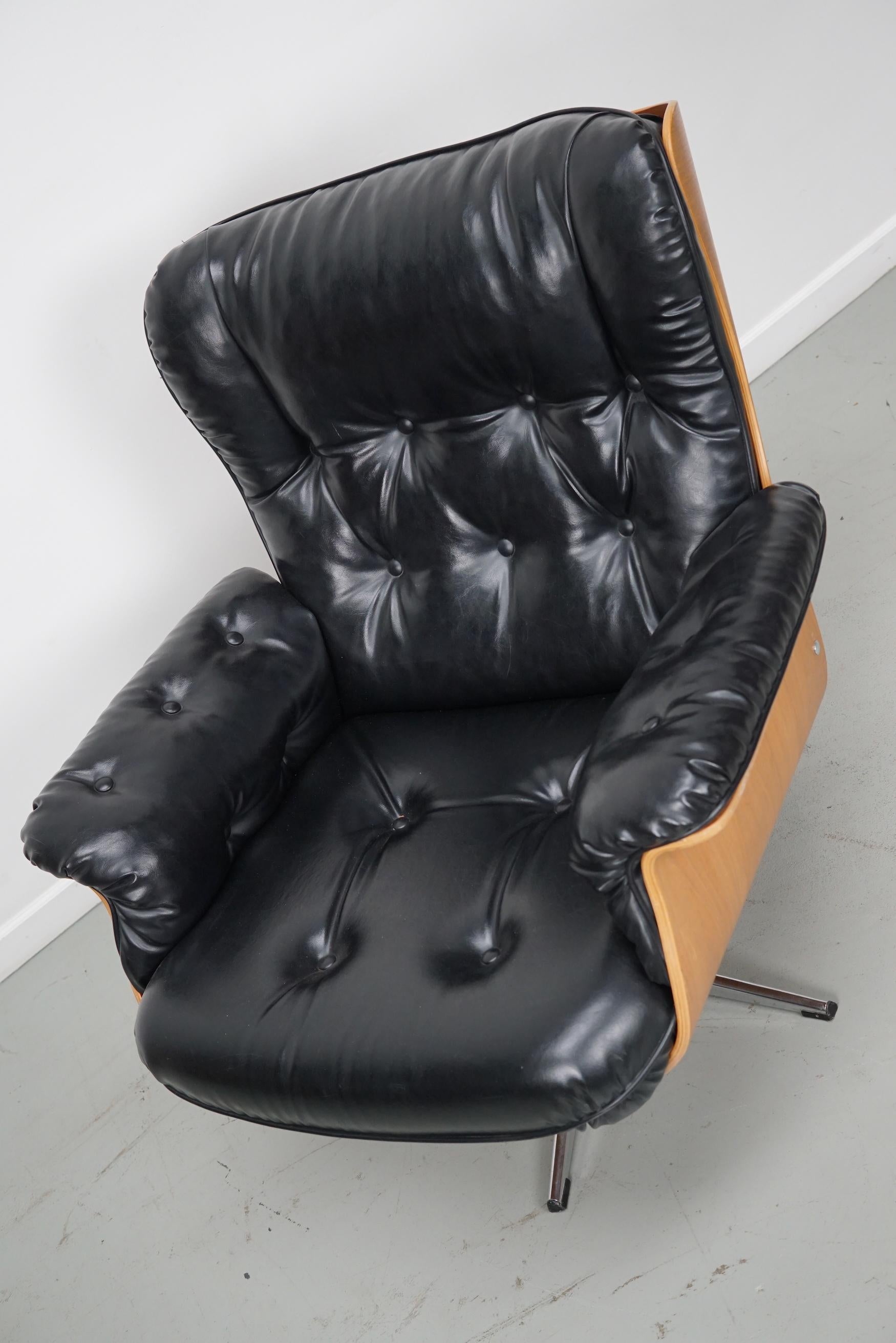 Vintage Armchair / Lounge Chair by Martin Stoll for Giroflex, Germany 1960s For Sale 5