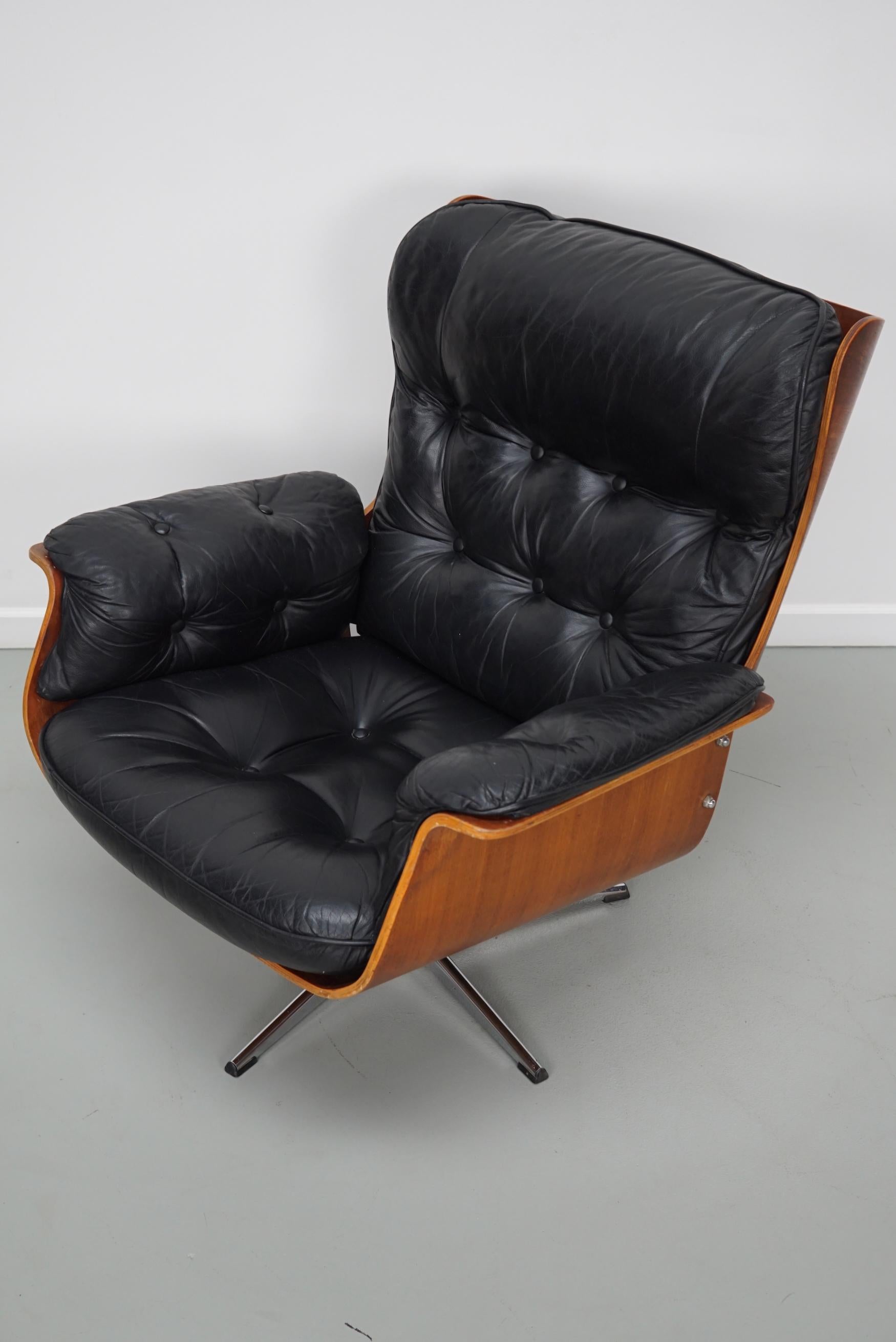 Vintage Armchair / Lounge Chair by Martin Stoll for Giroflex, Germany 1960s For Sale 5