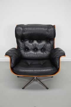 Fauteuil/chaise longue vintage de Martin Stoll pour Giroflex, Allemagne, années 1960