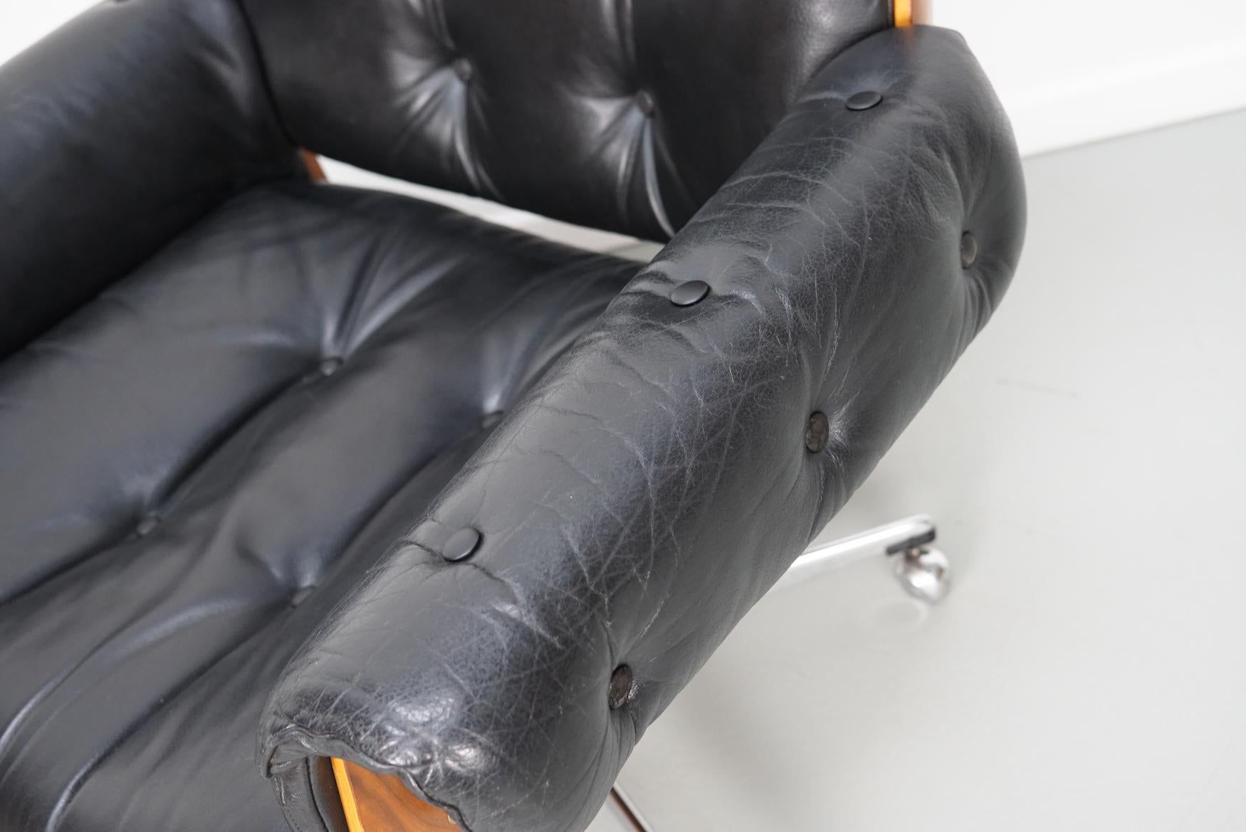 Mid-Century Modern Vintage Armchair / Lounge Chair by Martin Stoll for Giroflex, Germany 1960s