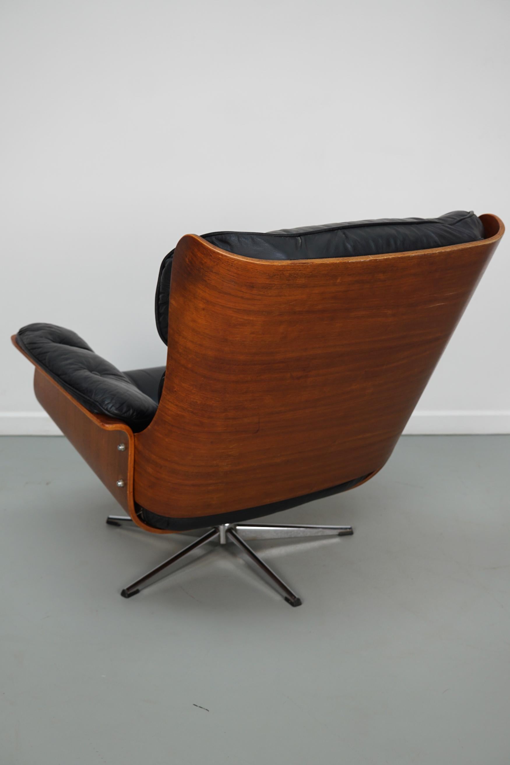 Mid-20th Century Vintage Armchair / Lounge Chair by Martin Stoll for Giroflex, Germany 1960s