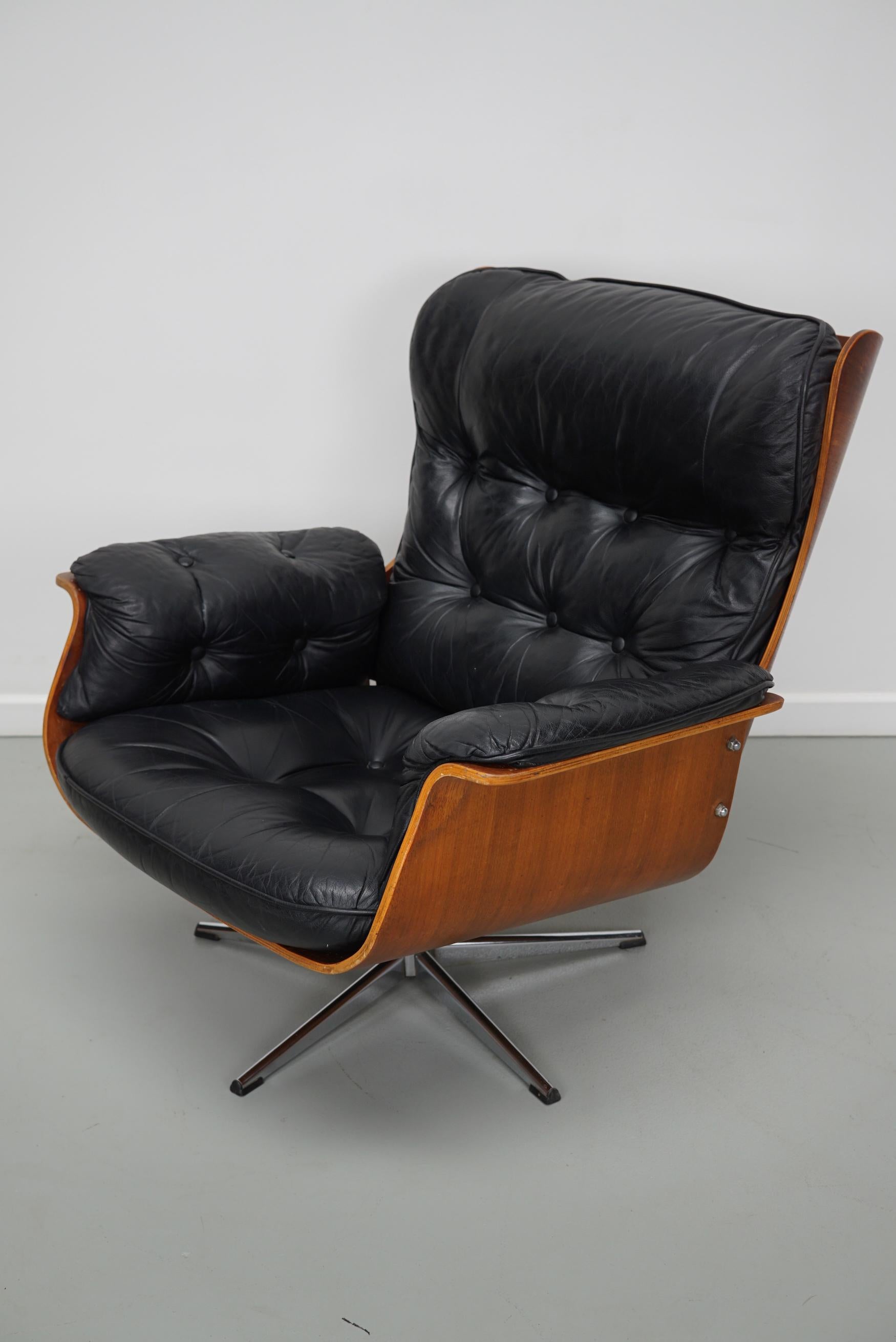Vintage Armchair / Lounge Chair by Martin Stoll for Giroflex, Germany 1960s For Sale 1