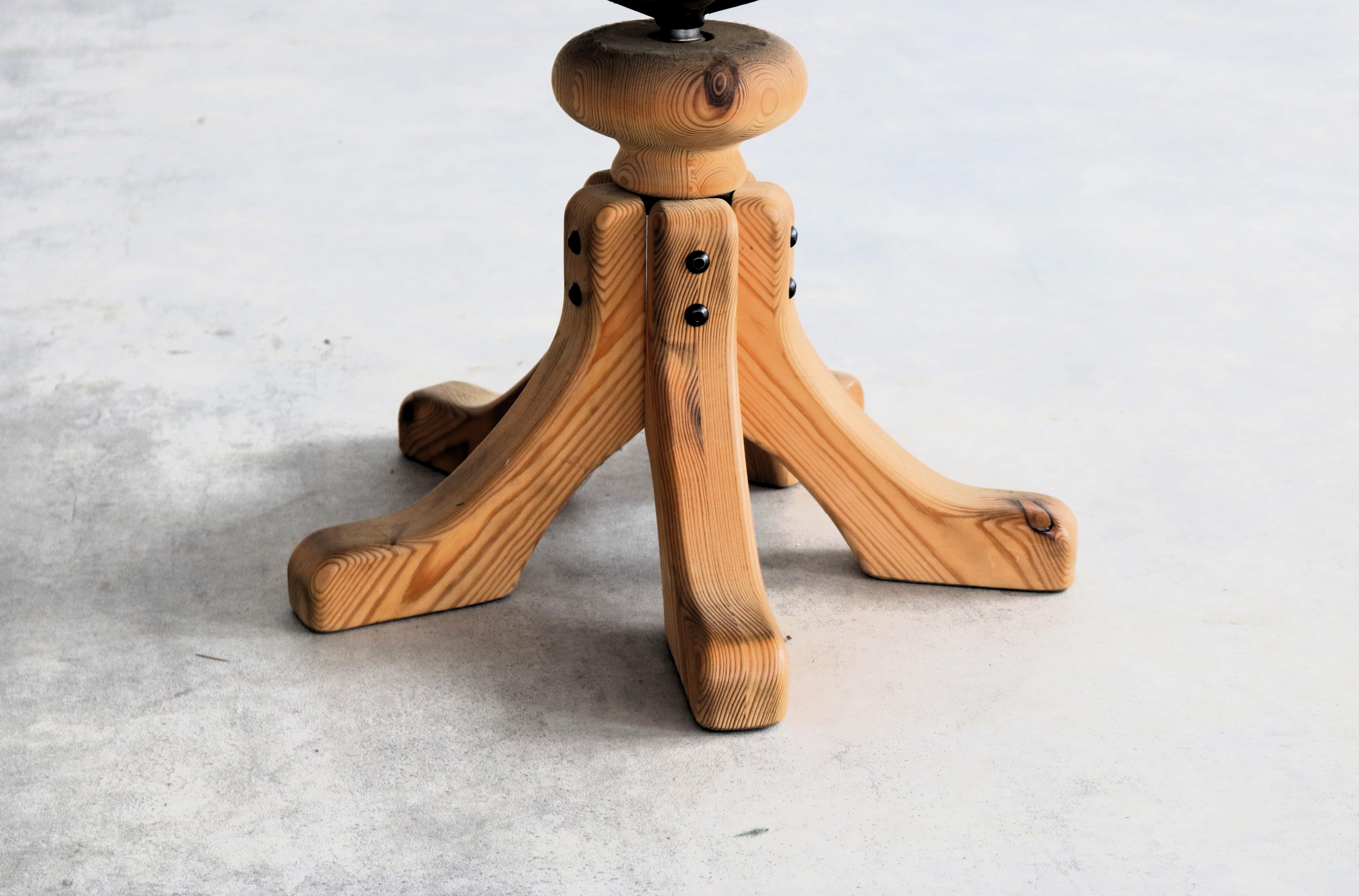 Vintage Sessel  Bürostuhl  1960s  Dänisch (Kiefernholz) im Angebot