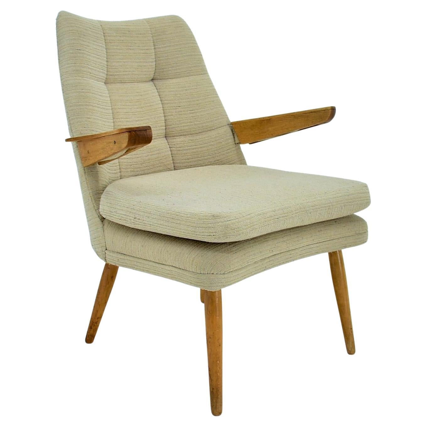Vintage Armchair or Lounge Chair, Czechoslovakia, 1950s For Sale