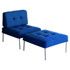 Poul Cadovius Modular Lounge Chair & Ottoman d'epoca, Danimarca, anni '70