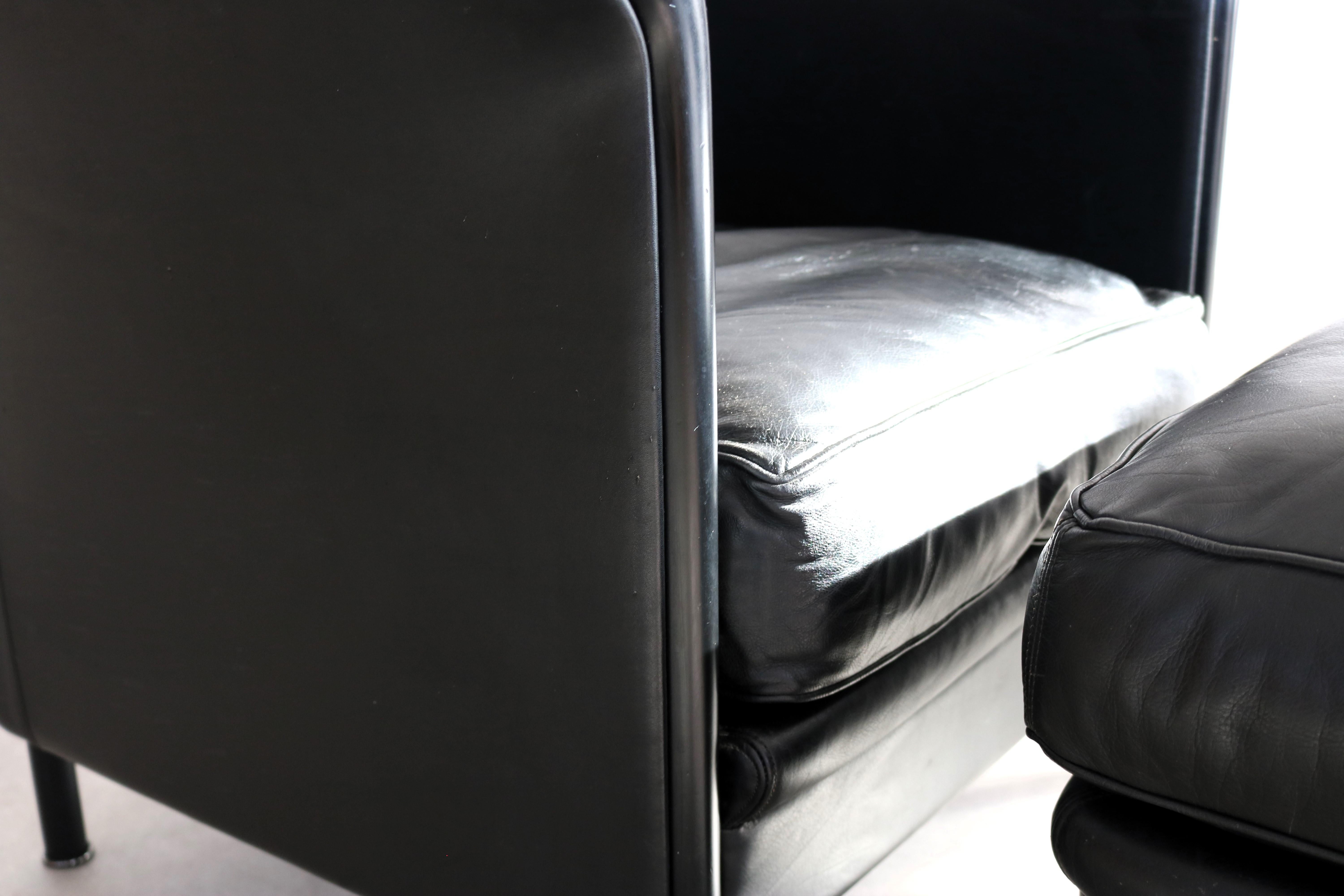 Vintage-Sessel + Ottomane  Sitzecke  A. Citterio  Moroso im Angebot 5