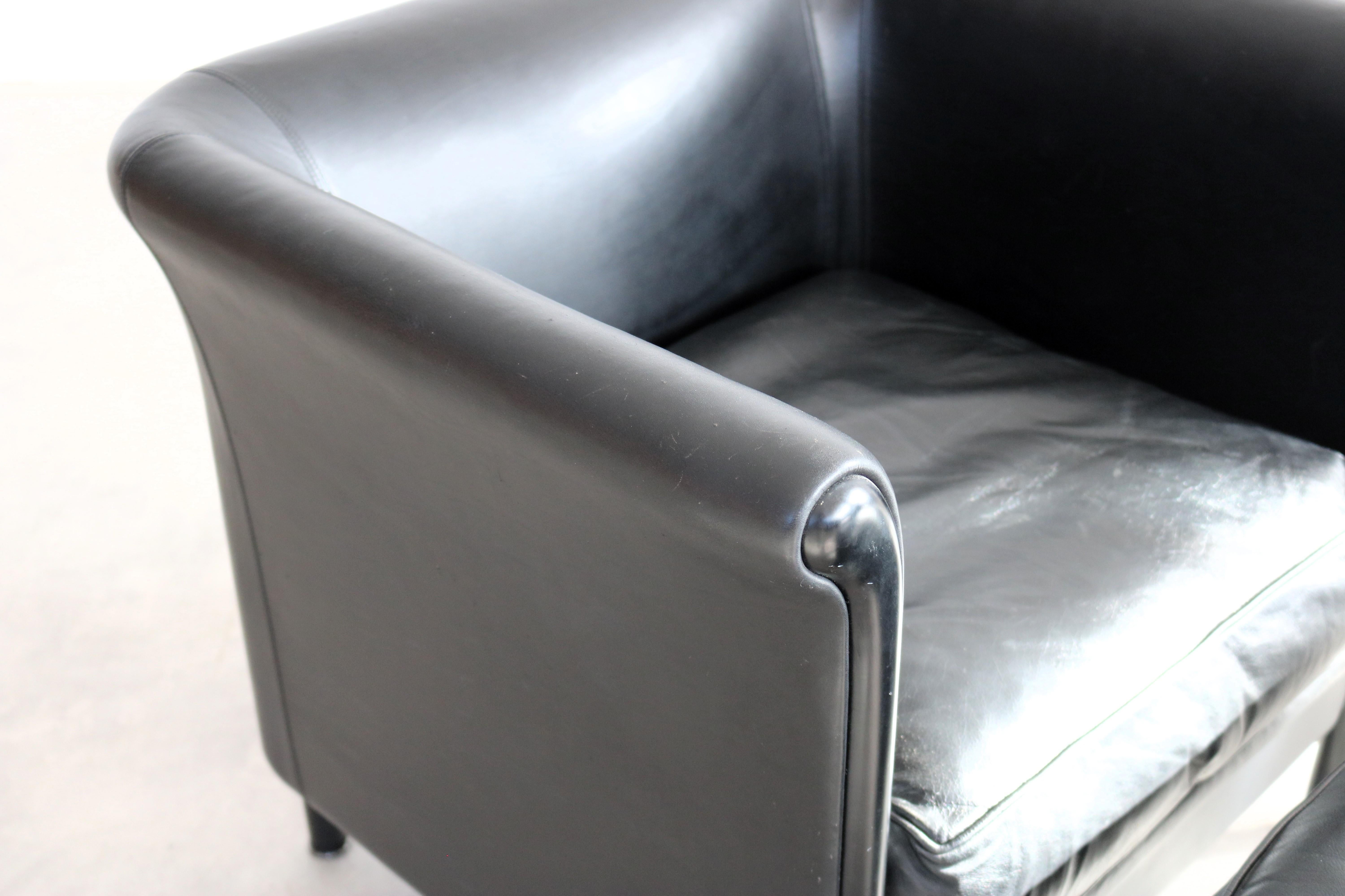 Vintage-Sessel + Ottomane  Sitzecke  A. Citterio  Moroso (Metall) im Angebot